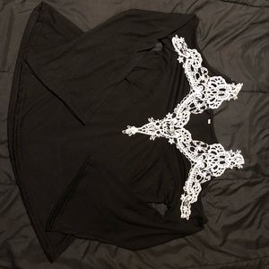 Open Shoulder Dress Shirt